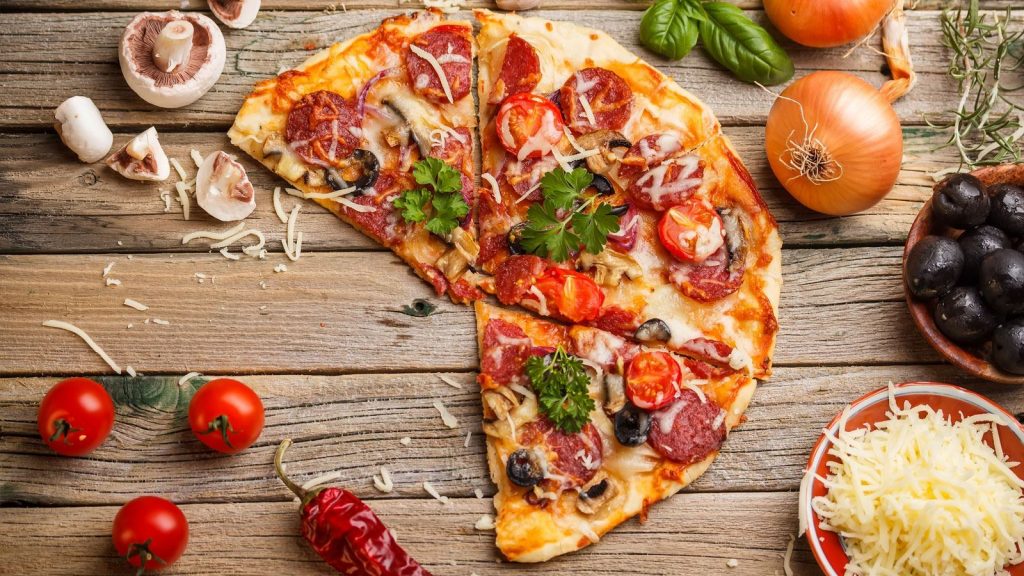 Devour onto Scrumptious Pizza
