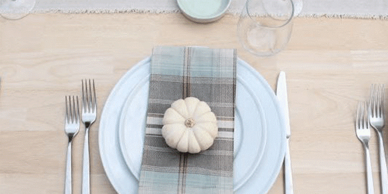 Muted Table Setting